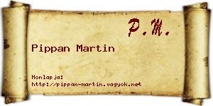 Pippan Martin névjegykártya